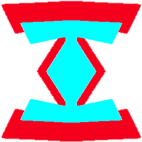 Red & Blue Venithian Eye
